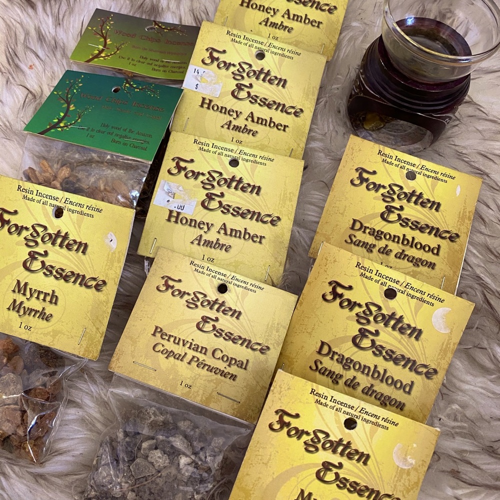 Resin and Incense Kit with Soapstone Candle Burner Kheops Brand